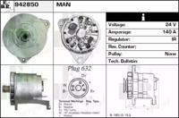 EDR 942850 Alternator assy