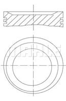 Mahle Original 011 75 00 Поршень двигуна