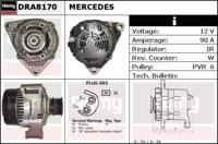 Remy DRA8170 Alternator assy
