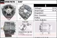 Remy DRB7870 Alternator assy