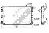 Somora 024040A Радіатор охолодження двигуна Somora 024040A Радіатор охолодження двигуна