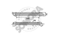 Somora 040145 Радіатор інтеркулера Somora 040145 Радіатор інтеркулера