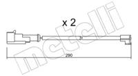 Metelli SU.100K Датчик зносу