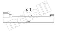 Metelli SU.273 Датчик износа тормозных колодок Metelli SU.273 Датчик износа тормозных колодок