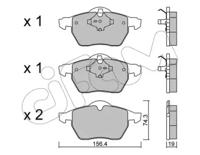 Cifam 822-314-1 Brake pads