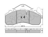 Cifam 822-585-0 Brake pads