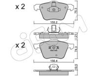 Cifam 822-599-0 Brake pads