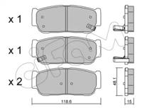 Cifam 822-727-0 Brake pads Cifam 822-727-0 Brake pads