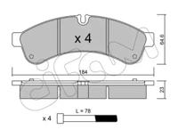 Cifam 822-851-0 Brake pads