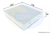 Comline EKF108 Фільтр салону