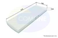 Comline EKF166 Фільтр салону