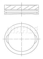 Mahle Original 033 98 02 Поршень Mahle Original 033 98 02 Поршень