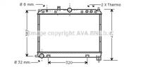 Ava AU2118 Радіатор охолодження двигуна Ava AU2118 Радіатор охолодження двигуна