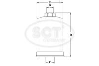 Sct Germany ST 727 Фільтр паливний Sct Germany ST 727 Фільтр паливний