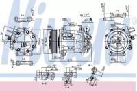 Nissens 89404 Compressor assy cooler Nissens 89404 Compressor assy cooler