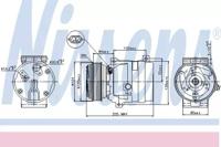 Nissens 89435 Compressor assy cooler Nissens 89435 Compressor assy cooler