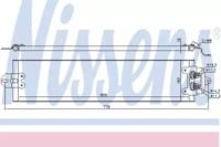 Nissens 90617 Масляний радіатор АКПП Nissens 90617 Масляний радіатор АКПП