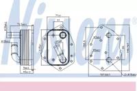 Nissens 90808 Радиатор масляный