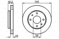 Bosch 0 986 478 897 Диск гальмівний