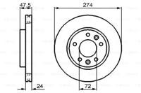 Bosch 0 986 479 013 Brake disc Bosch 0 986 479 013 Brake disc