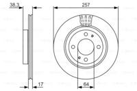 Bosch 0 986 479 134 Диск гальмівний
