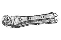 Ocap 0783662 Важіль підвіски колеса Ocap 0783662 Важіль підвіски колеса