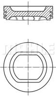 Mahle Original 503 90 00 Поршень двигуна Mahle Original 503 90 00 Поршень двигуна