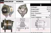 Remy DRA3019 Alternator assy Remy DRA3019 Alternator assy