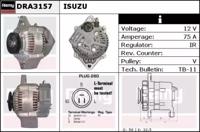 Remy DRA3157 Alternator assy Remy DRA3157 Alternator assy