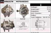 Remy DRA3276N Alternator assy
