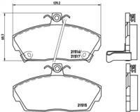 A.B.S. P28020 Brake pads