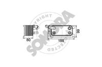 Somora 363466 Масляний радіатор АКПП Somora 363466 Масляний радіатор АКПП