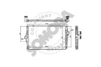 Somora 364045 Радіатор інтеркулера