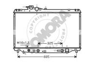 Somora 372040A Радіатор охолодження двигуна