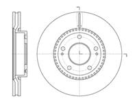 Roadhouse 6663.10 Диск гальмівний