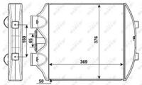 NRF 30236 Радіатор інтеркулера