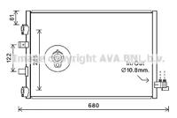 Ava FD5484 Випаровувач кондиціонера Ava FD5484 Випаровувач кондиціонера