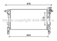 Ava HY2242 Радіатор охолодження двигуна