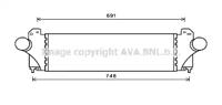 Ava IV4129 Радиатор интеркуллера