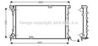 Ava RT2313 Радіатор охолодження двигуна Ava RT2313 Радіатор охолодження двигуна