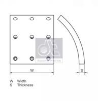 Diesel Technic 4.91131 Колодки гальмівні