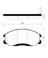 HSB HP0014 Brake pads