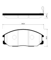 HSB HP0015 Колодки гальмівні