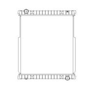 Wilmink Group WG1722404 Радіатор охолодження двигуна Wilmink Group WG1722404 Радіатор охолодження двигуна