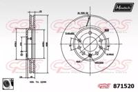 Maxtech 871520.0060 Диск гальмівний Maxtech 871520.0060 Диск гальмівний
