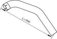 Dinex 49227 Выпускная труба отработанных газов