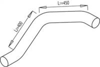 Dinex 49282 Выпускная труба отработанных газов