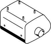 Dinex 49365 Середній кінцевий глушник ог