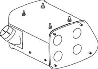 Dinex 49374 Середній кінцевий глушник ог