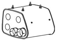 Dinex 49377 Середній кінцевий глушник ог